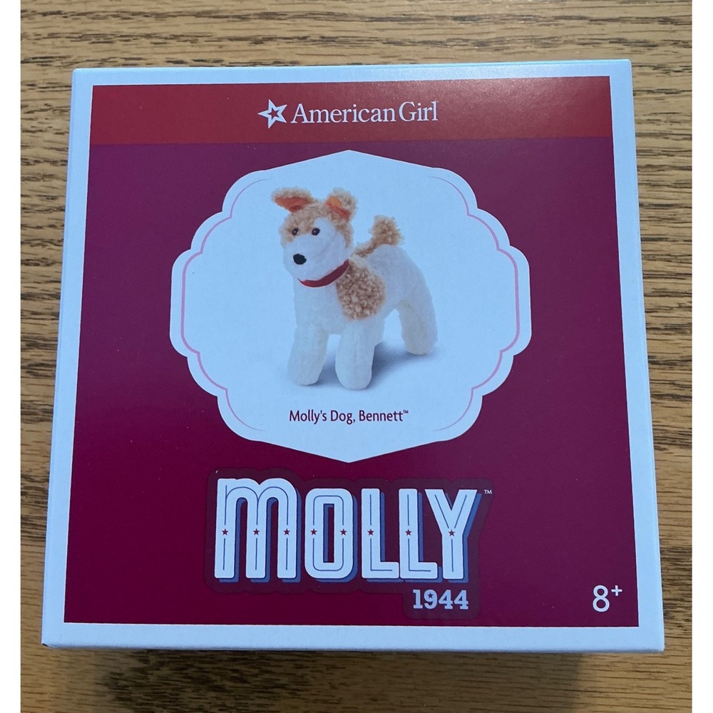 American Girl Molly's Dog Bennett Plush Pet Historical 1944 HHN78 New in Box